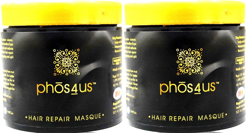 phos4us Hair Repair Masque / Mask (Pack of 2) Hair Spa Cream(200 ml)