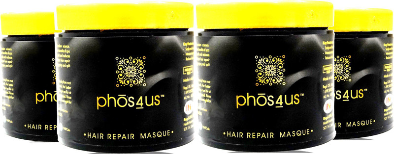 phos4us Hair Repair Masque / Mask (Pack of 4) Hair Spa Cream(400 ml)