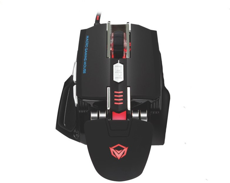 Meetion M975 Wired Optical Gaming Mouse(USB 3.0, USB 2.0, Black)