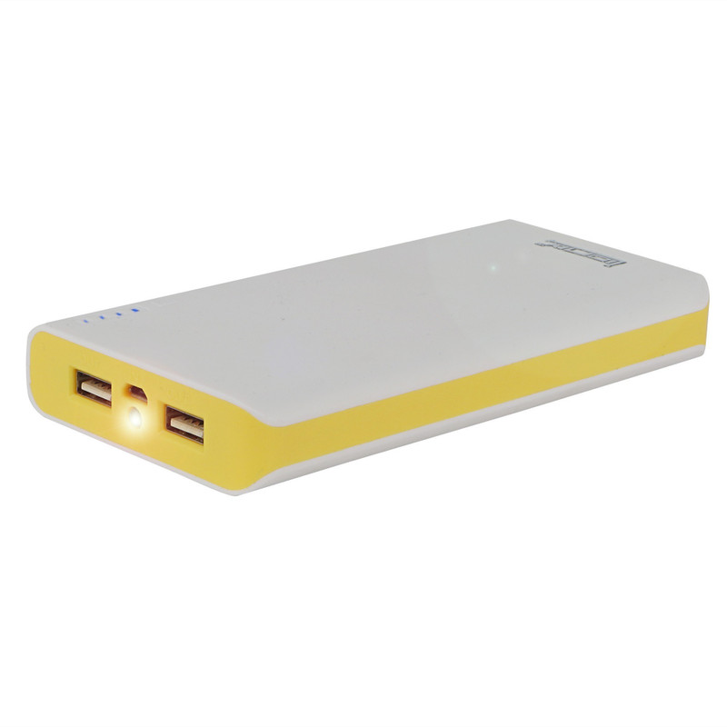 Lionix 20000 mAh Power Bank (PW-20k6, Plane White)(Yellow, Lithium-ion)