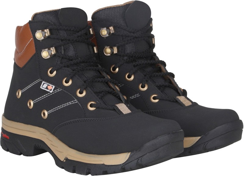 Kraasa Climber Boots For Men(Black)