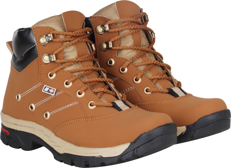 Kraasa Climber Boots For Men(Tan)