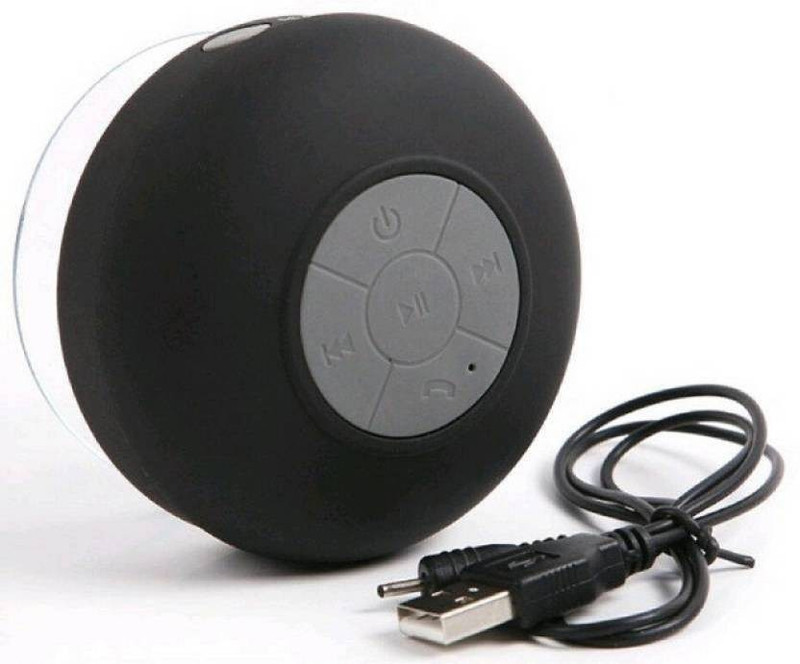 a2zmobi Bluetooth Stereo Waterproof Shower Speaker With Suction Cup for Android/iOS Devices (Black) 56 W Bluetooth Home Theatre(Black, 2.1 Channel)