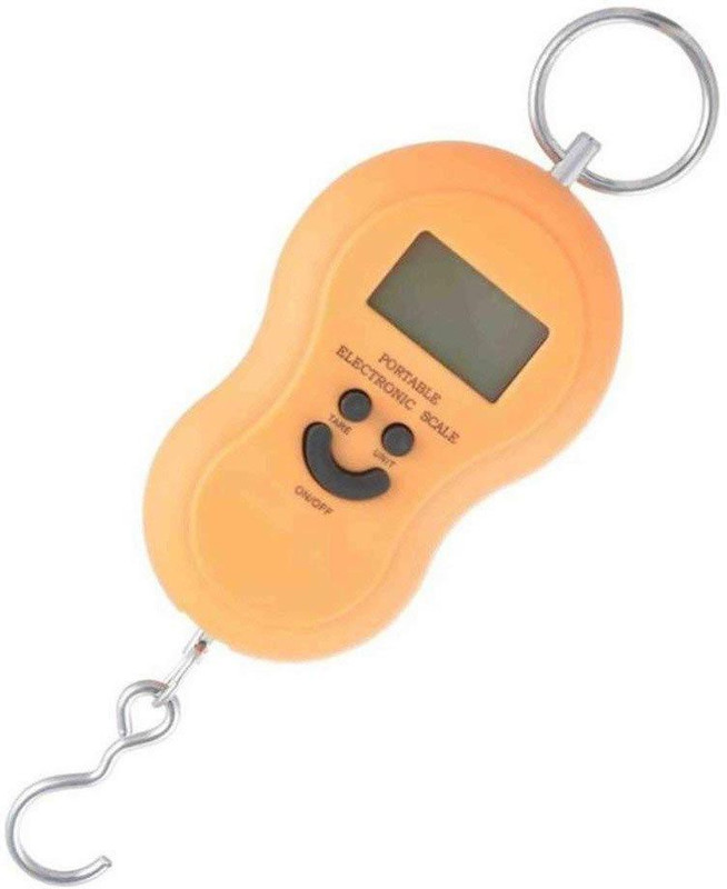 Manogyam Digital Heavy Duty Portable Hook Type with Temp UPTO 40 Kg Weighing Scale(Orange)