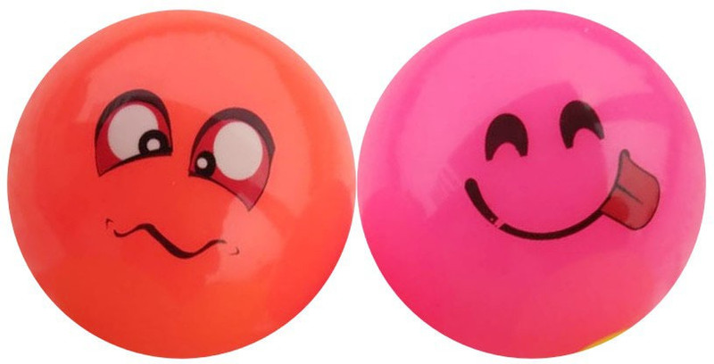 saeko Soft Ball with Fragrance, for Kids, Can be used as Stress Ball and Toy ball also Massage Ball(Pack of 2, Pink, Orange)