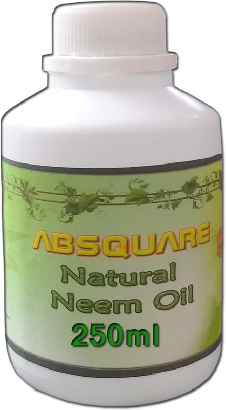 absquare Natural & Pure Cold Pressed Unrefined Neem oil 250 ml ,Natural & Undiluted For Skincare,Hair Care ,Body and Essential Oils(250 ml)