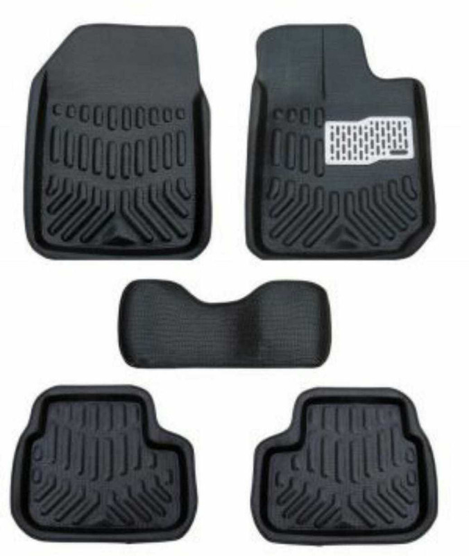 auto fashion Polyutherine, PVC (Polyvinyl Chloride) 3D Mat For  Hyundai i20(Black)