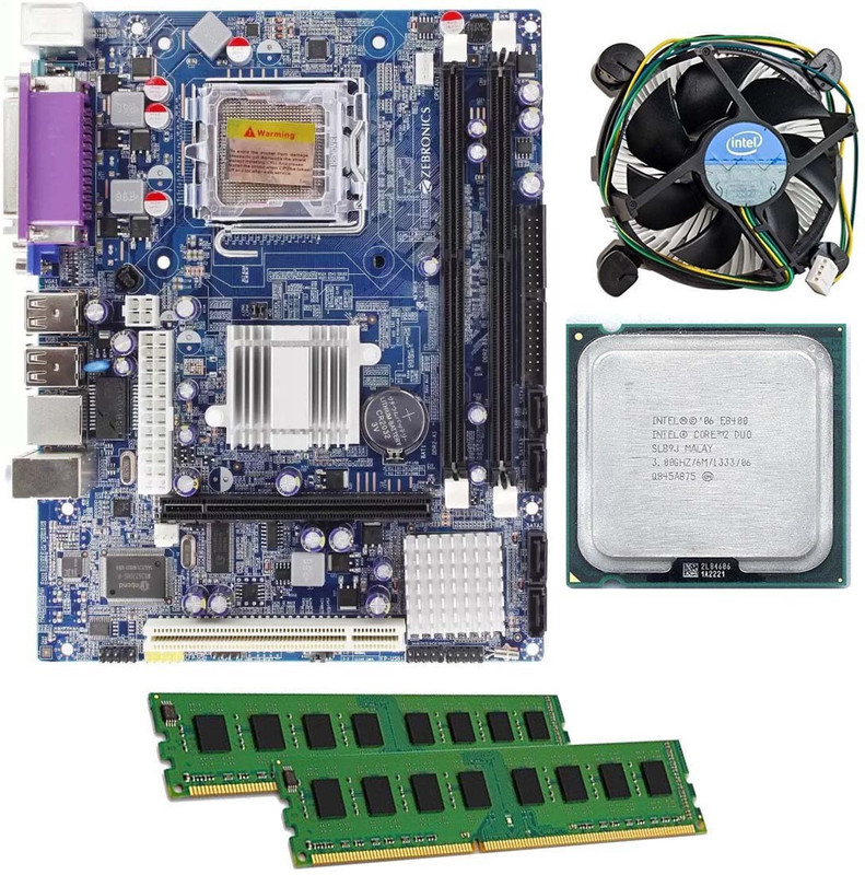 Zebronics Zeb-g31combo2gb Combo Motherboard(Multicolor)