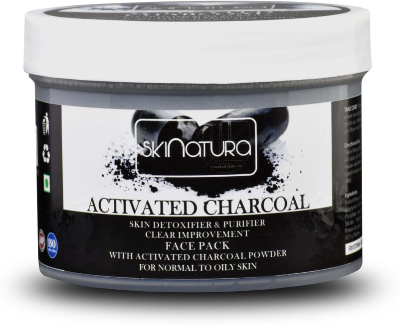 skinatura Activated Charcoal (Skin Detoxifier & Purifier) Face Pack(400 g)