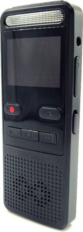 Smiledrive Twin Microphone Digital Audio Voice Recorder Dictaphone with OLED Screen, Built-in Speaker, MP3 Player, 8gb Storage, 32gb MicroSD Slot, Earphones Includes 8 GB Voice Recorder(1.5 Display)