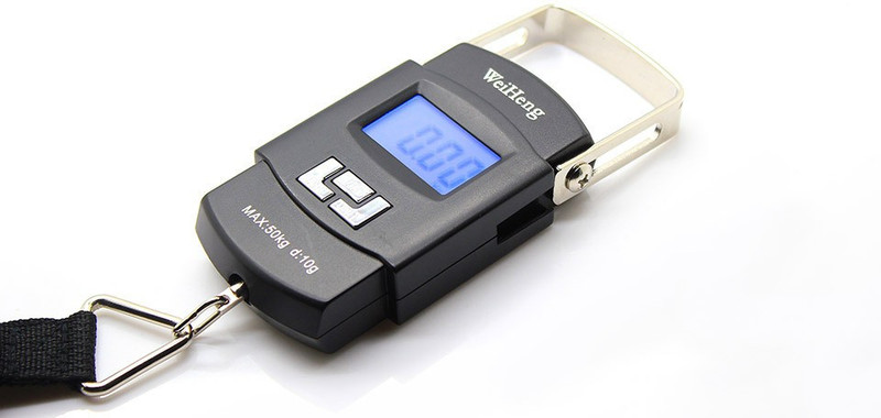 LS Letsshop Portable Handheld 50 Kg Electronic Weighing Scale Weighing Scale(Black)