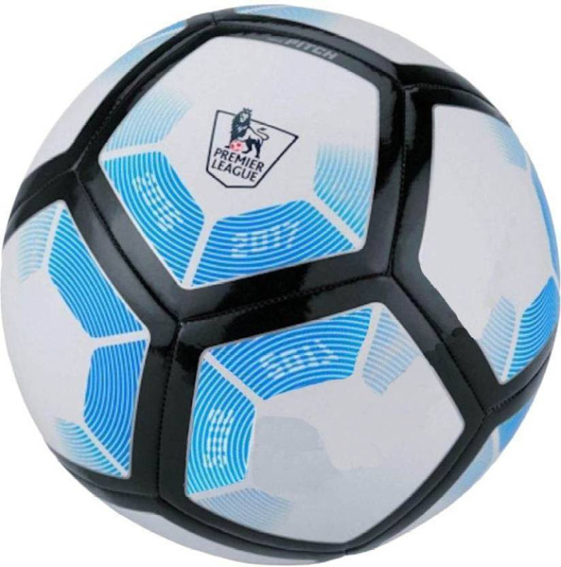 millets English Premiere League Strike -Laliga Collection with Air Pin Football - Size: 5(Pack of 1, Multicolor, Purple, White)