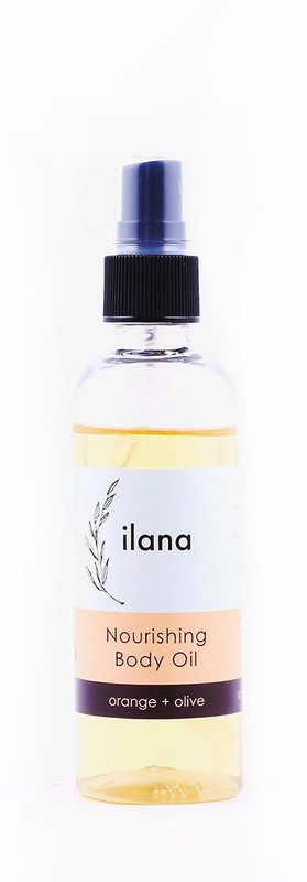 ilana NOURISHING BODY OIL . ORANGE + OLIVE(100 ml)
