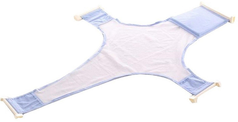 SYGA Baby Bath tub Mesh Seat Support Sling Net Infant Bath Blue Tub Hammock (Blue) Baby Bath Seat(Blue)