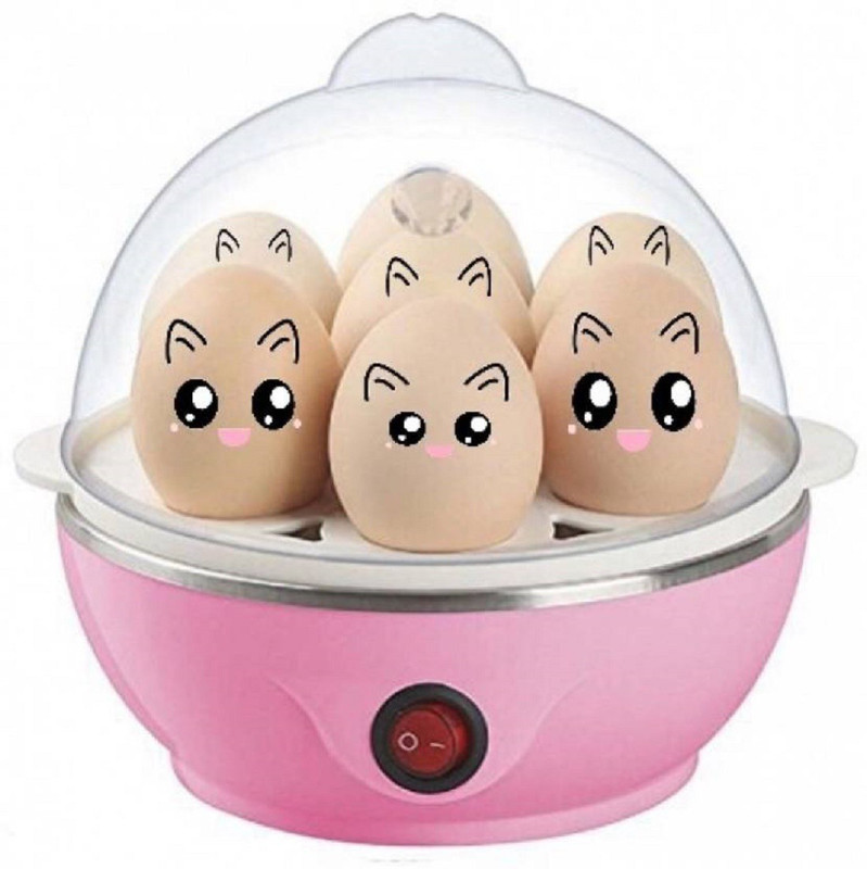 SHIVAAYTEX Egg electric cooker cooks up to seven eggs at the same time, with the beautiful yellow color.choose from soft, medium or hard-boiled. Simply place eggs into the egg, add the required amount of water.The steam will cook the eggs, so you can have perfectly boiled eggs every time.Also can be