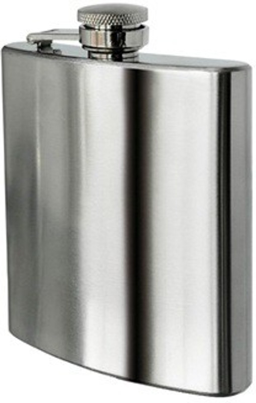 SWAKS Hipflask Silver Steel Steel Hip Flask(200 ml)