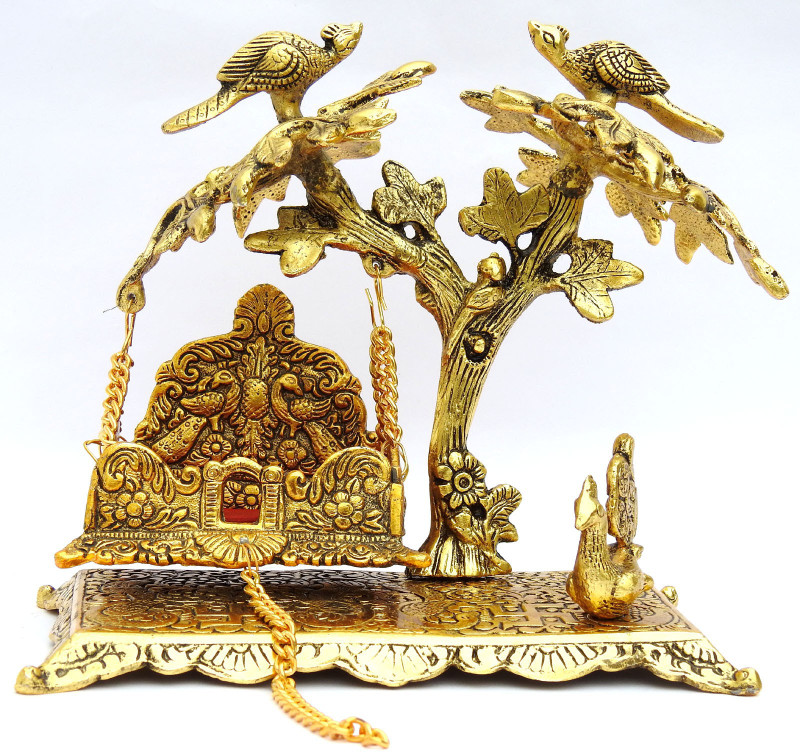 Susajjit Decor Laddu gopal jhula - Bal Gopal sihasan - ladoo gopal swing - Rajasthani work Handicraft - Decorative Gift Home Temple Jhula Susajjit Decor Laddu gopal jhula - Bal Gopal sihasan - ladoo gopal swing - Rajasthani work Handicraft - Decorative Gift Home Temple Jhula