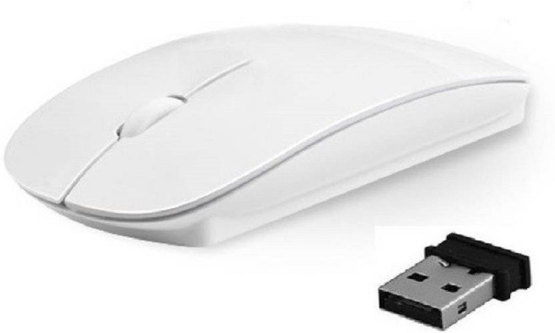 mobcom Multipurpose Wireless mouse Wireless Optical  Gaming Mouse(2.4GHz Wireless, White)
