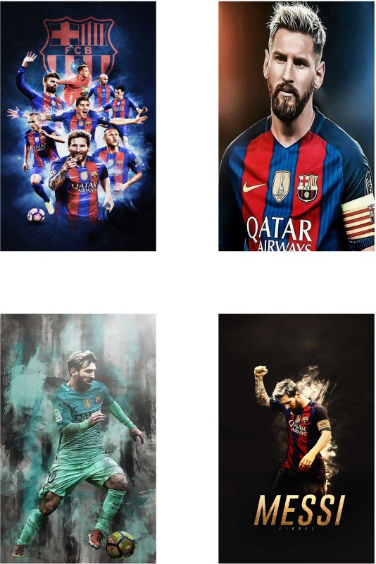 Leo Messi Poster Set Of Four Posters Leo Messi Poster | Desertcart ...