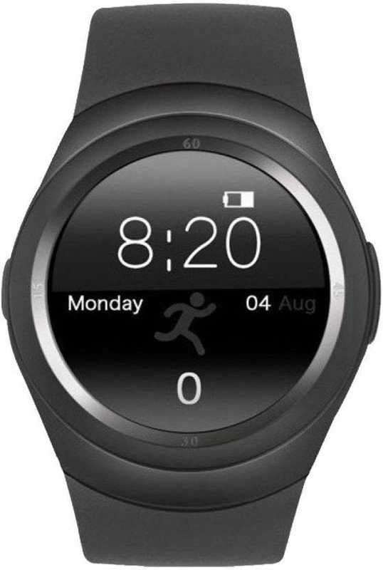 krazzy india Kem T11 black smartwatch Black Smartwatch(Black Strap Free Size)