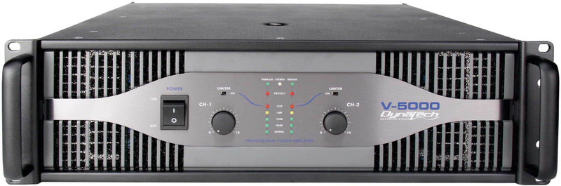 Dynatech V5000 2400 W AV Power Amplifier(Black)