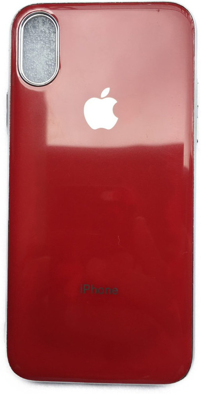 indiacybermart Back Cover for Apple iPhone X(Red, Shock Proof)