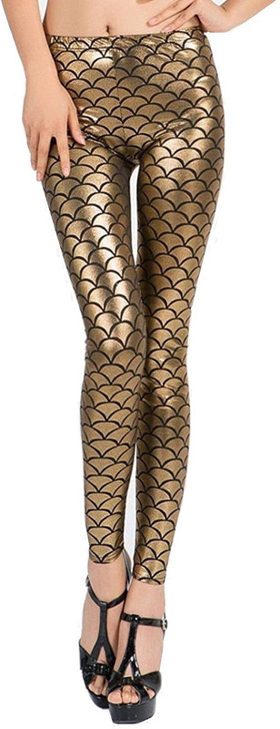 timbre Jegging For Girls(Gold, Pack of 1)
