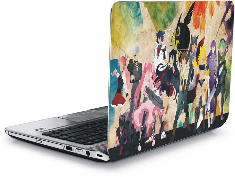 sanctrix SAN001 waterproof, Removable Vinyl, Scratch Resistant, UV print, Anime Laptop Decal 15.6