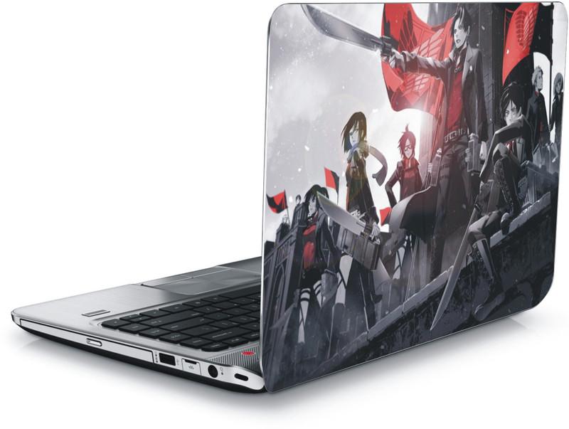 sanctrix SAN002 14.1, 15.1, 16, 17, waterproof, Scratch proof, UV print, HD, Removable vinyl, Anime Laptop Decal 15.6