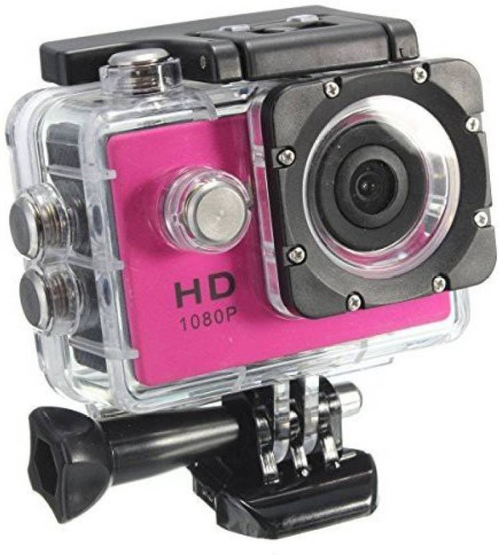 techobucks GO PRO 5 SPORTS camera 1080P 2-inch LCD 140 Degree Wide Angle Lens Waterproof Diving Sports and Action Camera(Black, 12 MP)