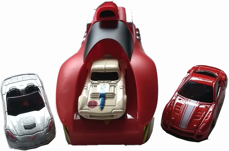 kiti kits Rapid Car Launcher Game for Kids (NVJ ENTERPRISE)(Red)