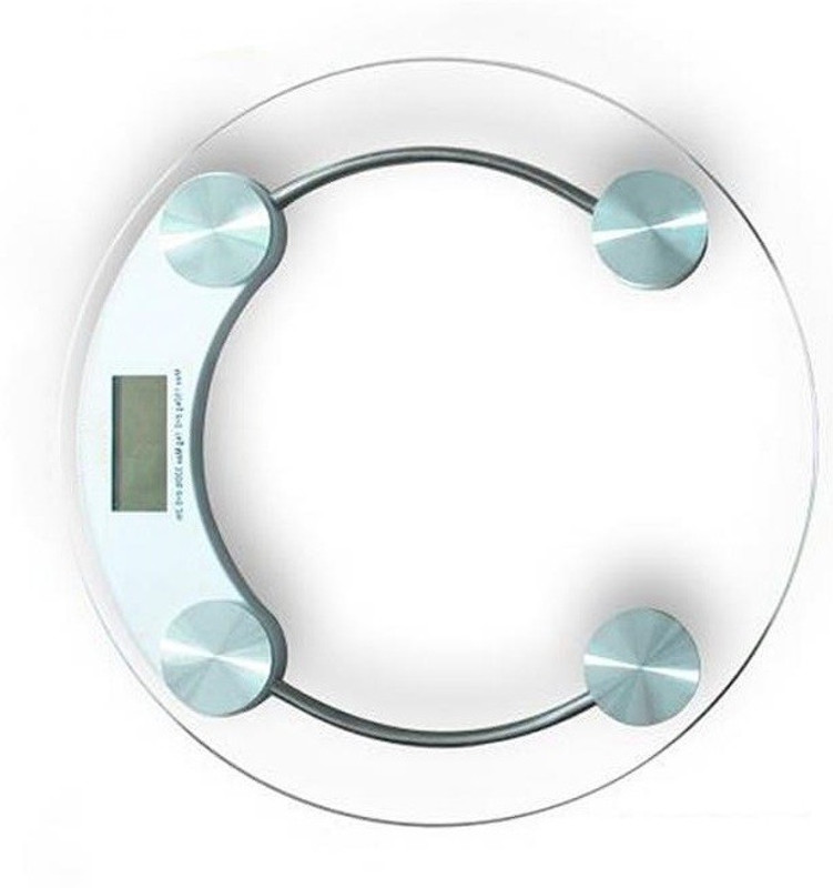 GLOWISH 180kg/100g Floor Bathroom Scale For Body Weigh Smart Household Electronic Digital Heavy Weigh LCD Display Weighing Scale(White)