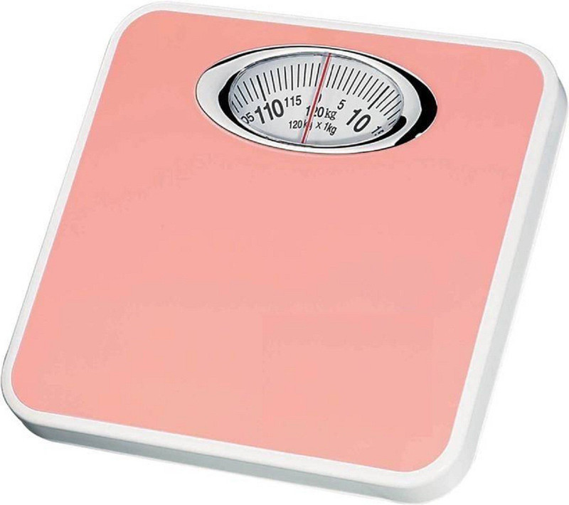 Sadarbazaarsales.Com Iron Analog/Manual 120 kg Weighing Scale (Pink) Weighing Scale(Pink)