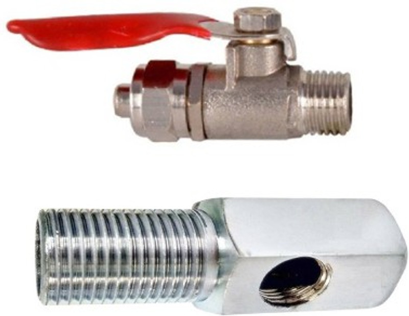 silvia 1/2” Brass Nipple + 3/8” Brass Inlet Ball Valve Faucet Set