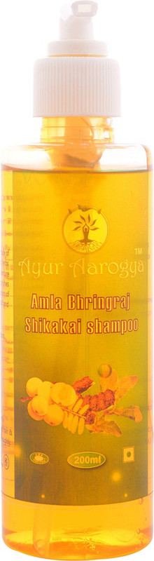 ayur aarogya AMLA BHRINGRAJ SHIKAKAI SHAMPOO(200 ml)