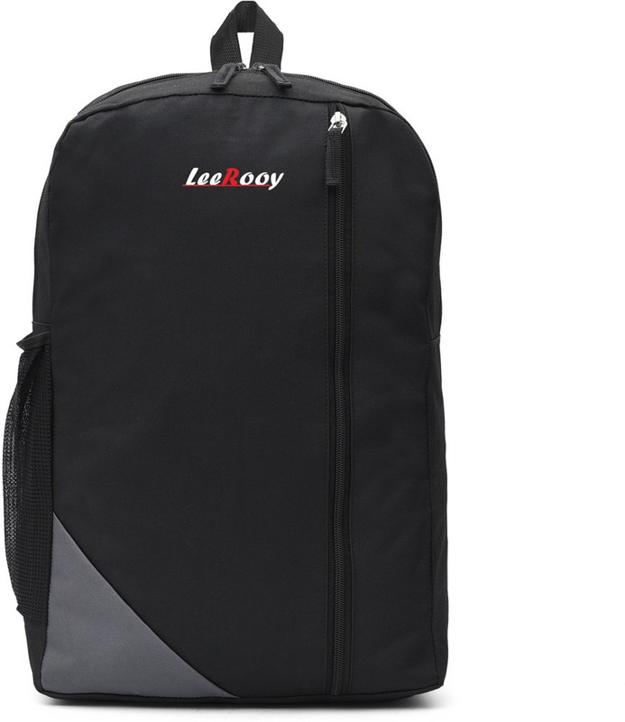 leerooy B Waterproof School Bag(Black, Grey, 20 L)