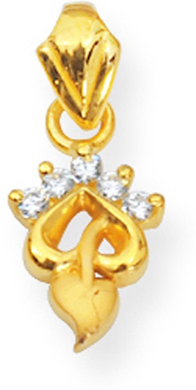 sree kumaran thangamaligai Casting Ganesh Mini pendant 22kt Yellow Gold Pendant