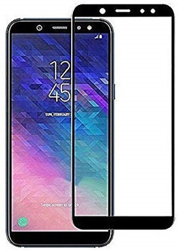 techshield Edge To Edge Tempered Glass for Samsung Galaxy A6 [6D](Pack of 1)