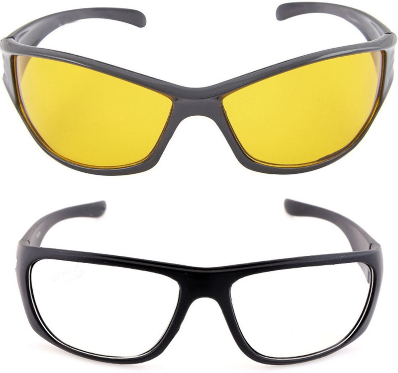 Blackburn Round Sunglasses(Yellow, Clear)