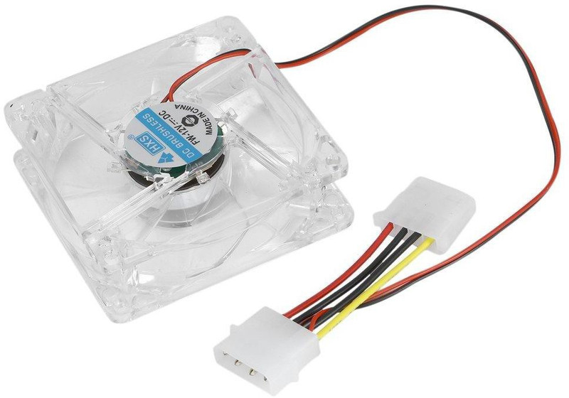 Un Branded LED Rainbow Color 80mm 4Pin CPU Heatsink Cooling Cooler Case Fan For Computer PC Cooler(Multicolor)