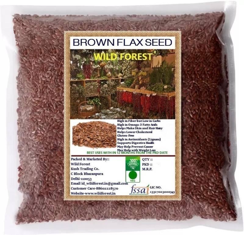 WILD FOREST Brown Flax Seeds(400 g)