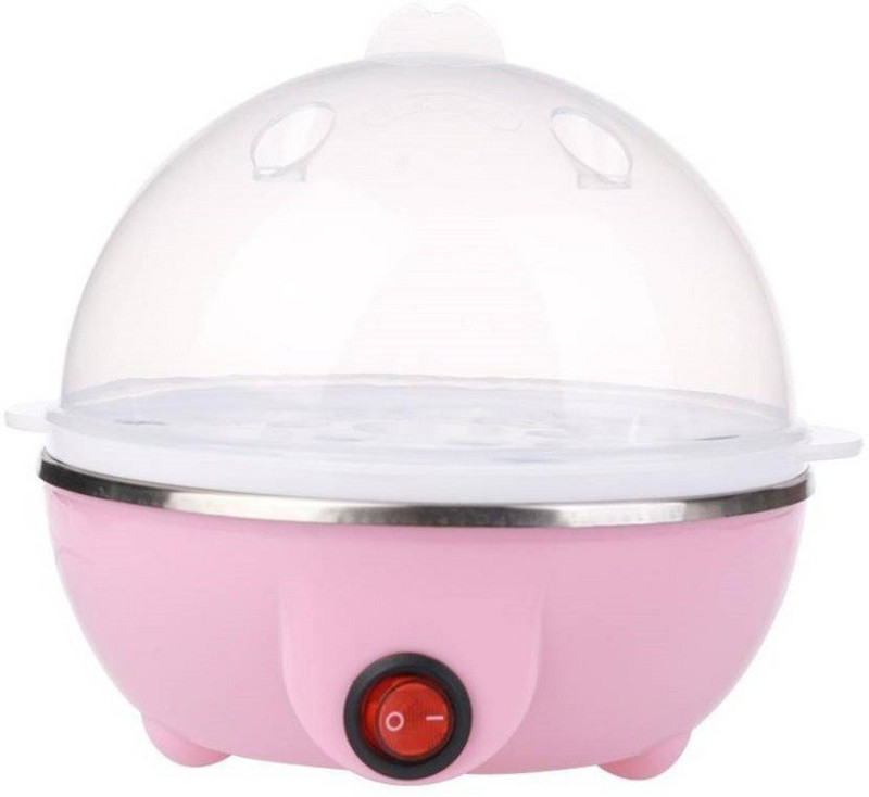 ELEGANTSHOPPING Pink & White Electric Boiler Steamer Poacher, ESEC1001 - RT Egg Cooker(Pink, White, 7 Eggs) ELEGANTSHOPPING Pink & White Electric Boiler Steamer Poacher, ESEC1001 - RT Egg Cooker(Pink, White, 7 Eggs)