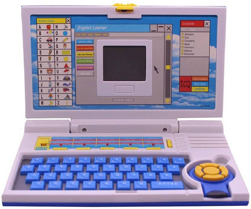 cloudshop Blue English Learner/Education Laptop for Kids 20 Activities (Blue)(Blue)