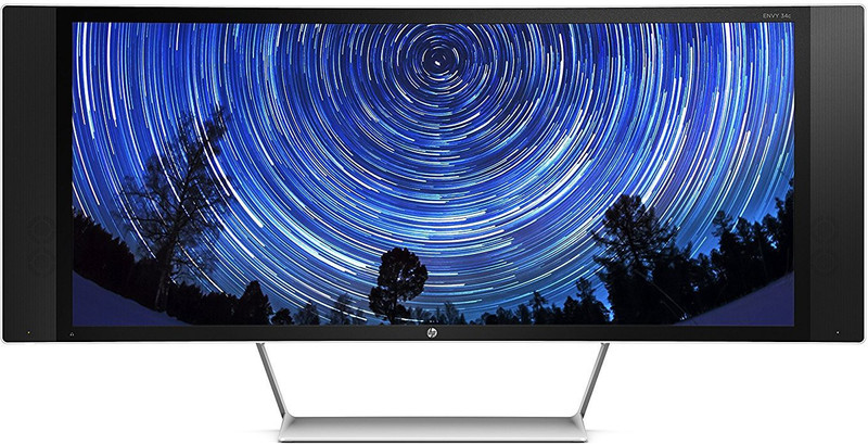 HP 34 inch Curved WQHD LED Backlit Monitor (K1U85AA#ABA)