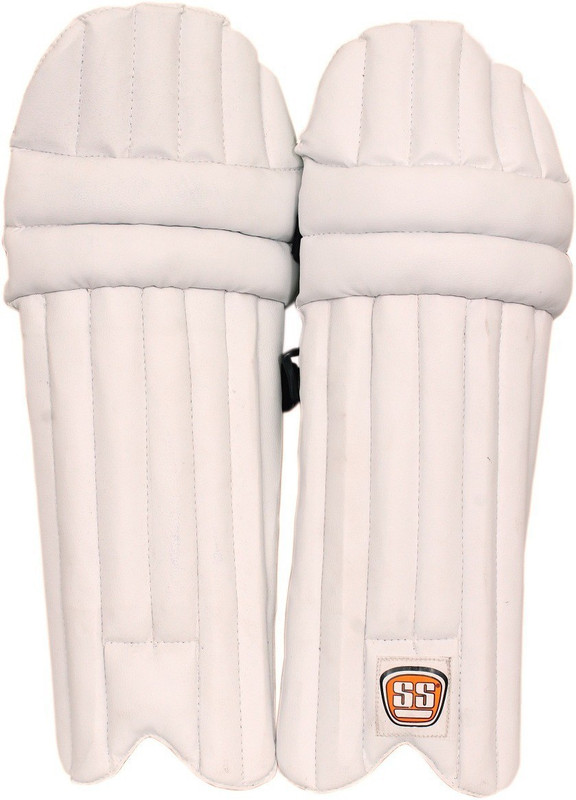 tryviz Cricket Batting Legguard Mens Right Small Boys (30 -32 cm) Batting Pad(White, Cricket bating)