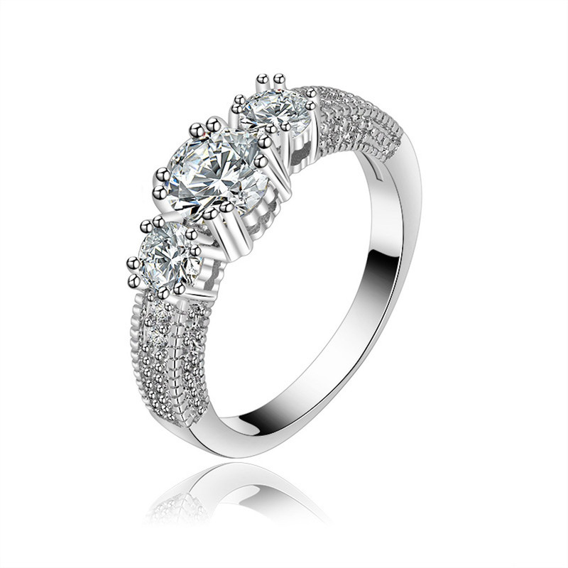 osw jewel Metal Crystal Titanium Plated Ring