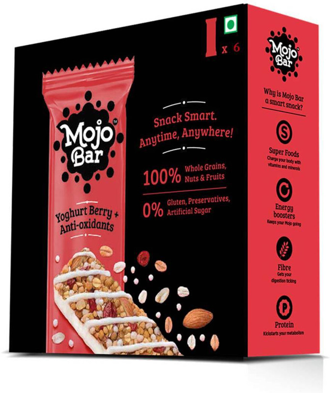 MojoBar Mojo Bar - Yoghurt Berry + Anti - Oxidants - Pack of 6(Pack of 6, 6 x 35, 210 g)