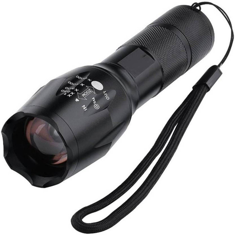 felcon torch_zoom Torch(Black : Rechargeable)
