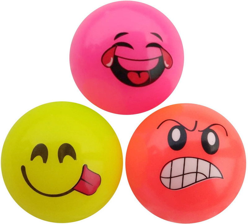 saeko Soft Ball with Fragrance, for Kids, Can be used as Stress Ball and Toy ball also Massage Ball(Pack of 3, Pink, Orange, Yellow)