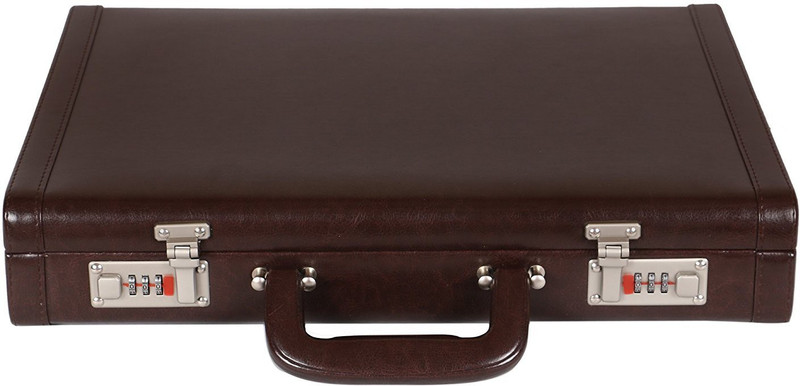 JASHMIN Faux leather briefcase Medium Briefcase - For Men & Women(Brown)